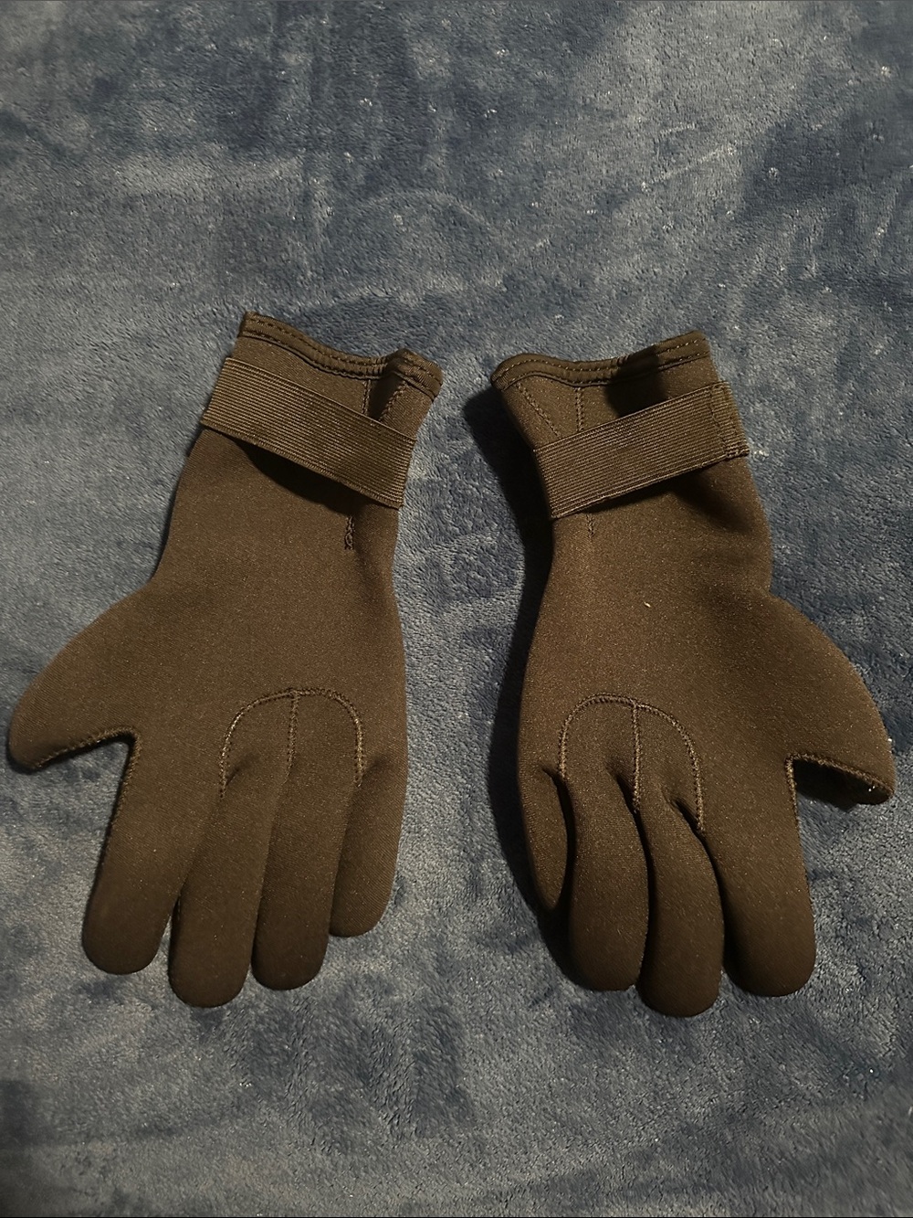 Men's Black Neoprene Waterproof Gloves